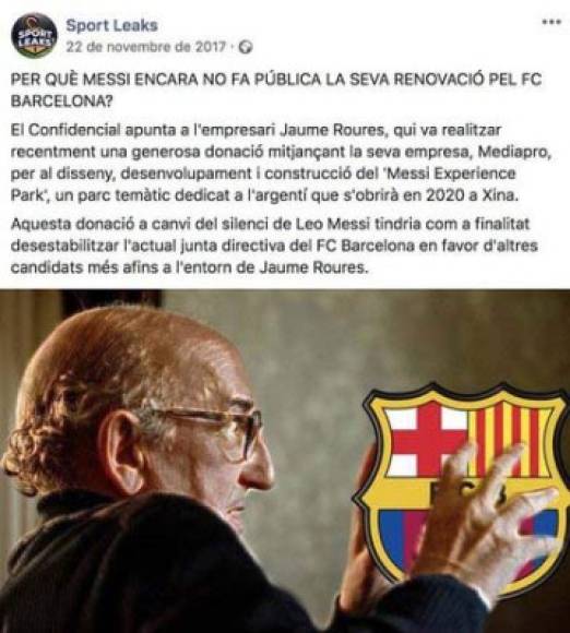 Lionel Messi fue atacado en las redes sociales por las empresas que contrató Josep Bartomeu.