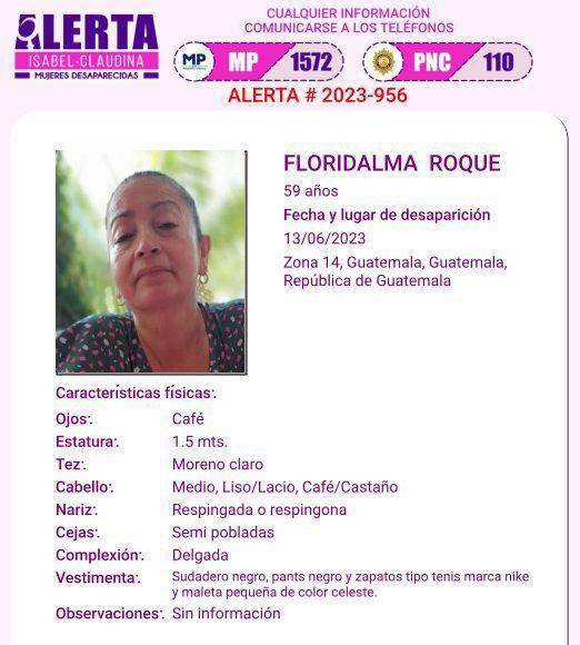 Por medio de su relato, Castro confirma que Floridalma llegó sola a la clínica para someterse a una cirugía, según la programación.