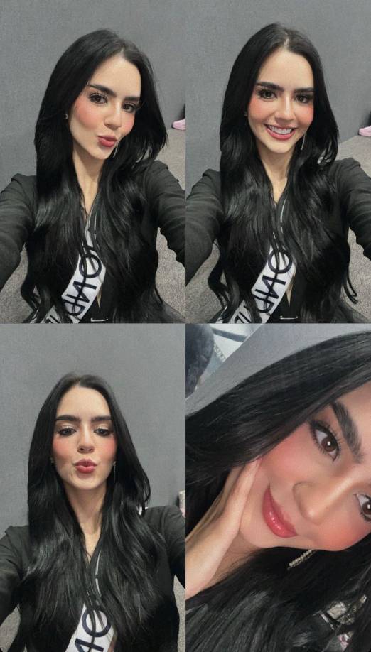 En sus historias de Instagram, la hermosa Zuheilyn colocó cuatro postales con este vestido, mostrando su preparación en el modelaje rumbo a la noche de coronación.