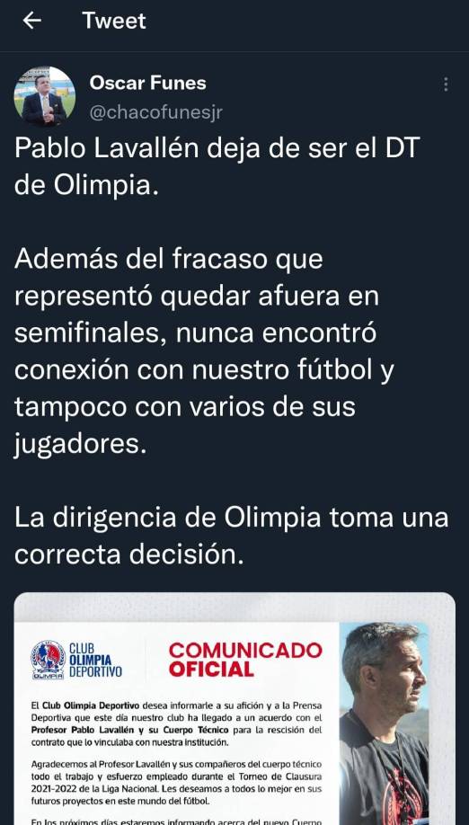 ¿Piden a Troglio? Explotan las redes sociales tras el despido de Pablo Lavallén como DT de Olimpia