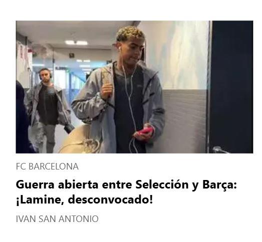 Indignación por lo que hizo Yamal con Selección de España; Barcelona reacciona