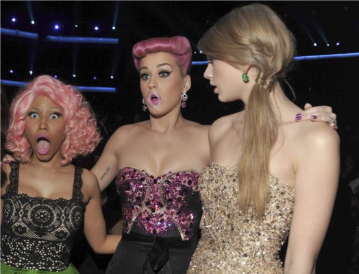 Katy Perry critica pelea de Taylor Swift y Nicki Minaj
