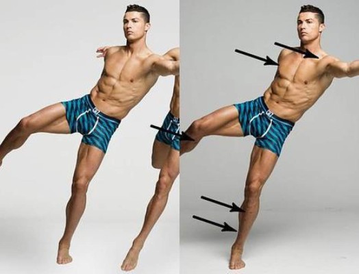 Cristiano Ronaldo, perfecto sin photoshop