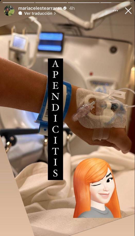 “Camino a una cirugía no planeada”, escribió en sus historias de Instagram la comunicadora, cuyo contrato con CNN ha contado que ha terminado. Una vez intervenida por los médicos y ya de regreso a la habitación, María Celeste explicó qué fue lo que le pasó.