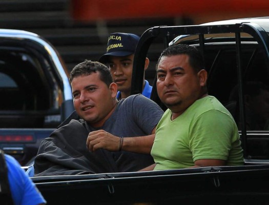 Al penal los detenidos con más de 3.7 millones de lempiras