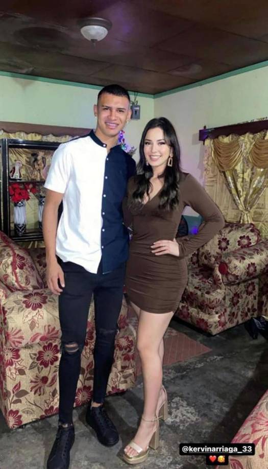 Kervin Arriaga - El jugador del Minnesota United de la MLS en compañía de su bella novia Daniella Zavala.