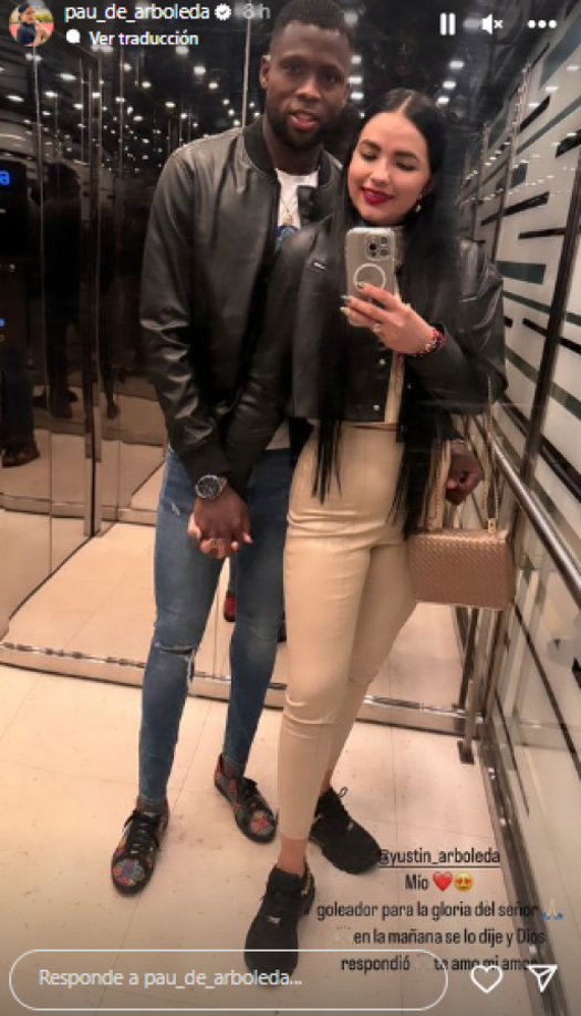 Paula Vivas se mostró orgullosa del delantero colombiano y le dedicó unas bonitas palabras. 