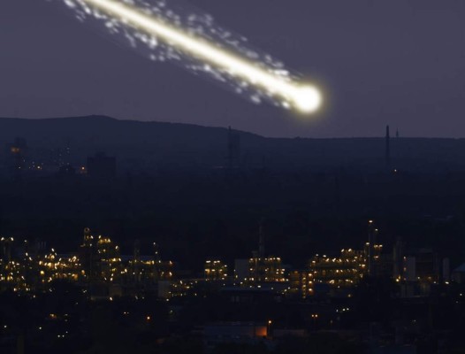 Tremenda bola de fuego cruza el cielo de Maine