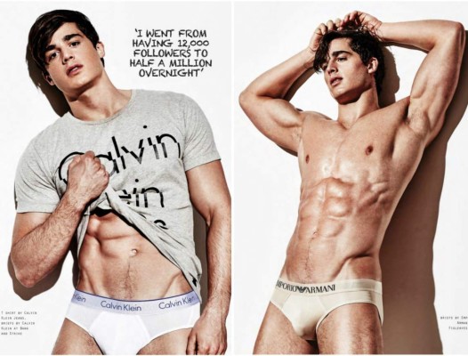 Pietro Boselli: profesor de ingeniería de día, modelo de ropa interior de noche