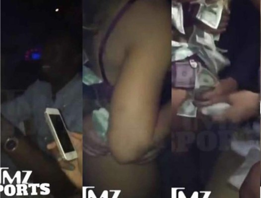 Captan a Usain Bolt de fiesta con strippers