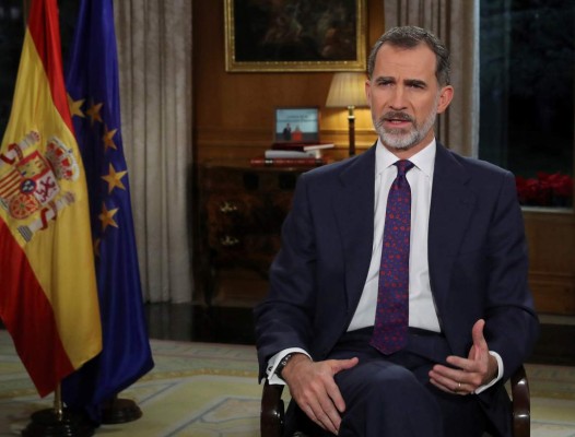 Rey Felipe defiende la convivencia en España en mensaje de Navidad