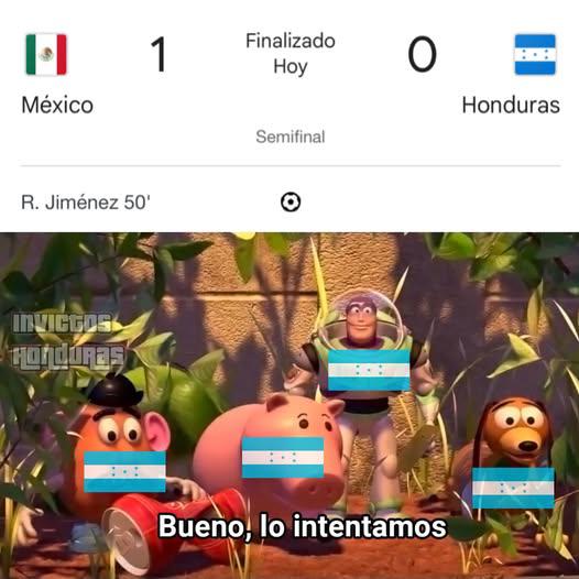 Los memes que dejó la derrota de Honduras ante México en la Copa Oro