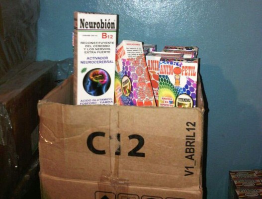Decomisan 1,400 cajas de medicamentos 'hechizos” en Tegucigalpa
