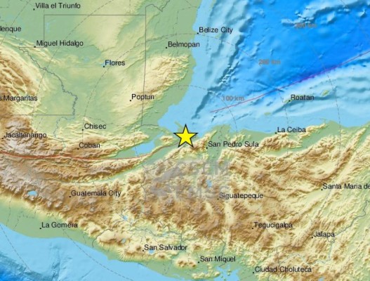 Sismo de magnitud 5.7 sacude a Guatemala y Honduras