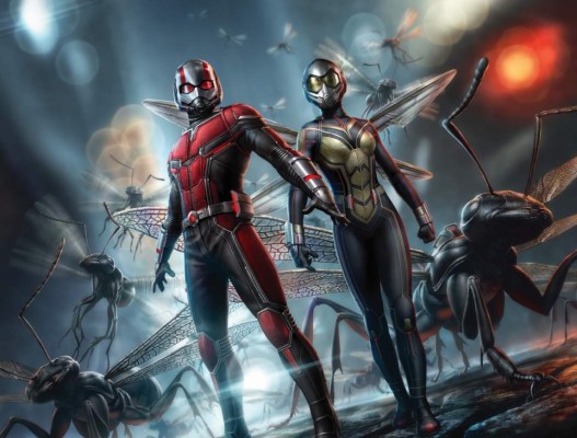 'Ant-Man y La Avispa' micro-héroes en acción