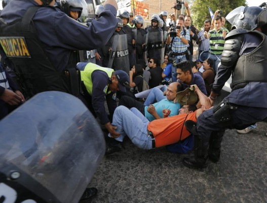 Solo en La Ceiba y Tegucigalpa hubo protestas de indignados