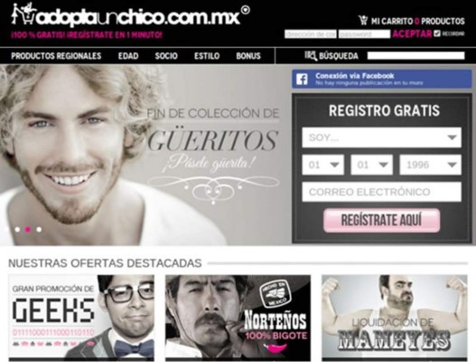 Alquilan en internet hombres para todos los gustos