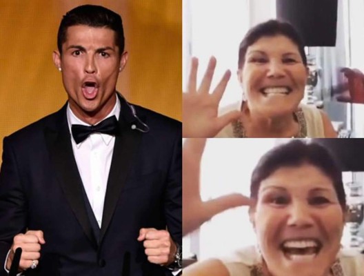 Madre de Cristiano imita el grito de su hijo