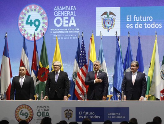 Honduras asume vicepresidencia de la 49 Asamblea General de la OEA