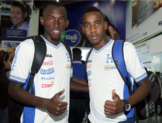Alberth Elis y Bryan Róchez, listos para muchos viajes y mucho fútbol