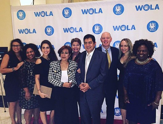 Casa Alianza es galardonada con el Premio WOLA 2016
