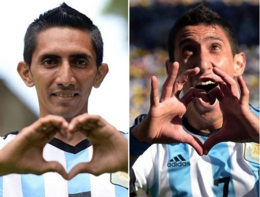 Un salvadoreño es furor por su parecido con Ángel Di María