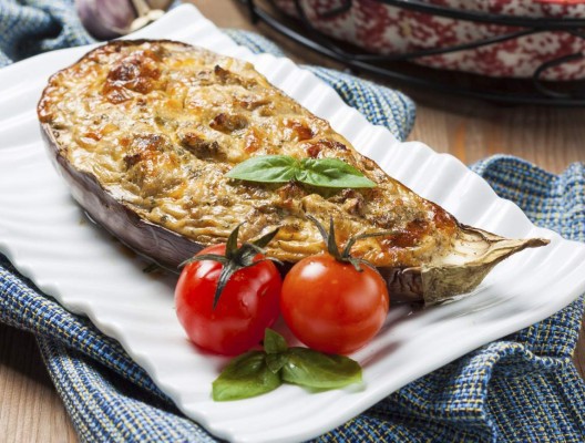 Berenjenas rellenas de carne