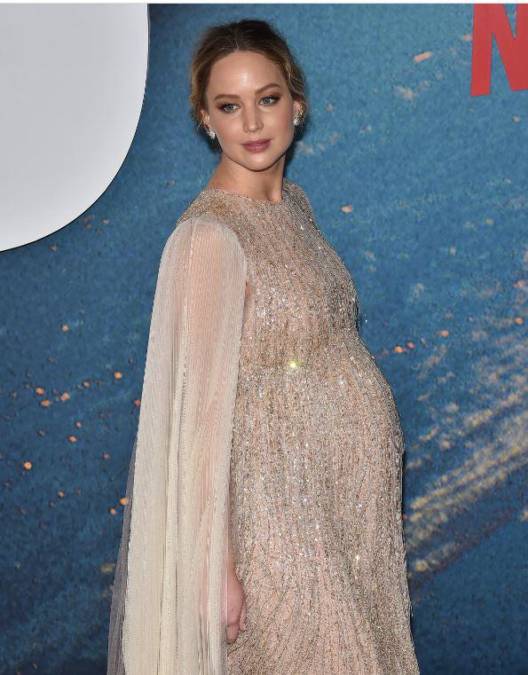 La actriz estadounidense Jennifer Lawrence y su esposo, Cooke Maroney, debutarán como padres en 2022.