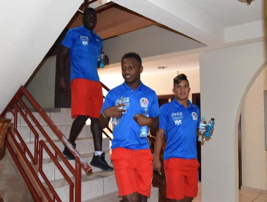 Tranquilidad en la concentración del Olimpia