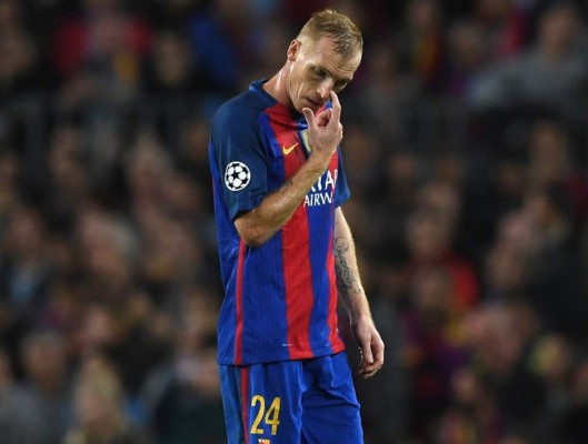 El Barcelona pierde a Mathieu por tres semanas