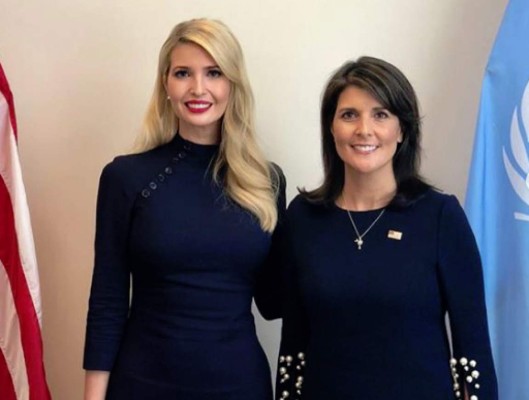 Trump quiere postular a Ivanka en la ONU, pero ella lo descarta