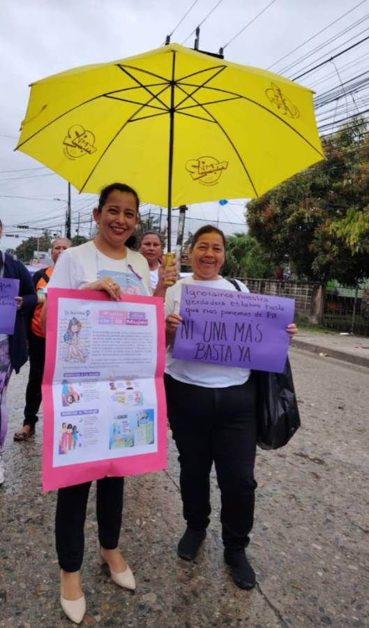 Las mujeres también reclaman servicios de salud sexual y reproductiva accesibles y de calidad. Asimismo planificación familiar y atención médica inclusiva.