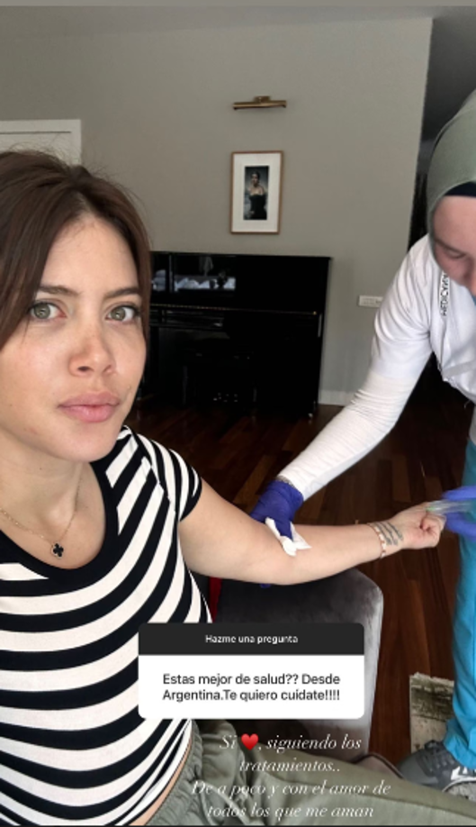 “Sí, siguiendo los tratamientos. De a poco y con el amor de todos los que me aman”, escribió en sus redes sociales.