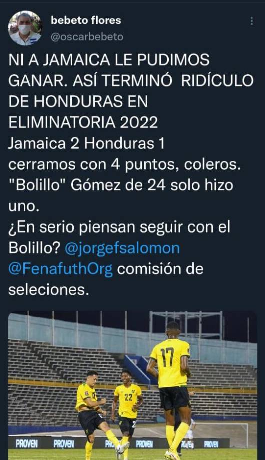 “Bolillo” Gómez está aplazado como DT de Honduras y como consecuencia se pide su salida.