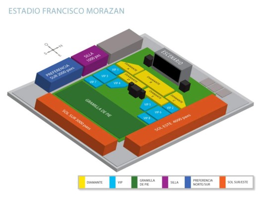 Conozca las ubicaciones para el show de Ricardo Arjona en San Pedro Sula