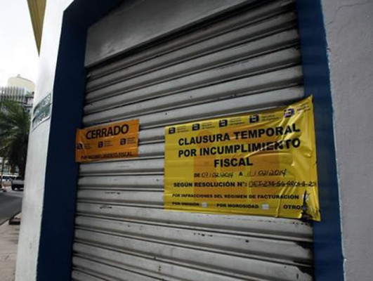 Cierran 41 negocios en Honduras por evasión fiscal