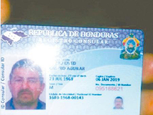 Piden a hondureños devolver carnés emitidos en consulados en EUA