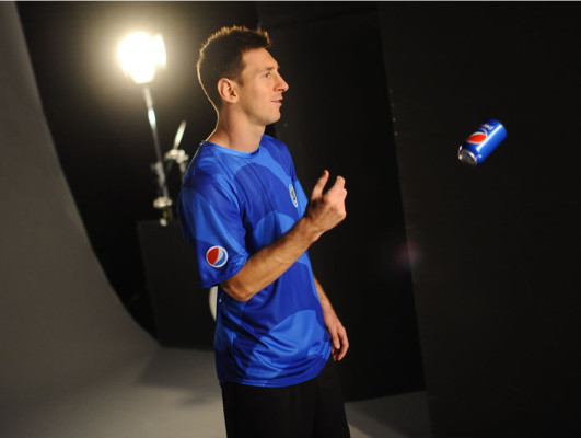 Messi, el ‘jefe’ del Team Pepsi