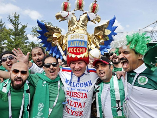 Música y goles, Rusia armó una fiesta total en el inicio de 'su' Mundial