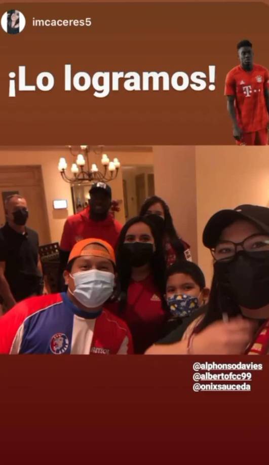 “Fue un momento lleno de bastante adrenalina, nervios y entusiasmo”, contó a Diario LA PRENSA la joven Michell Cruz al relatar el momento en donde compartieron con Alphonso Davies.