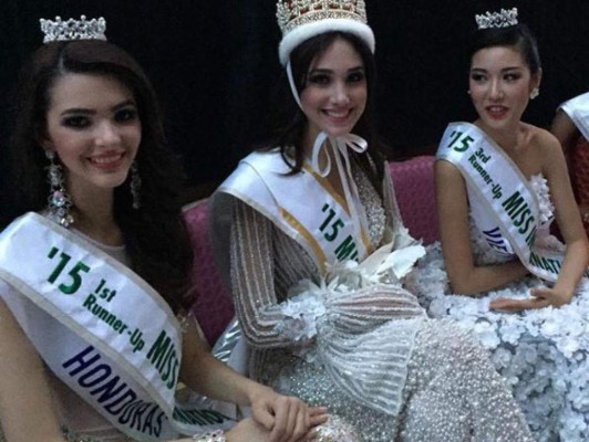 Hondureña Jennifer Valle quedó como primera finalista del Miss International