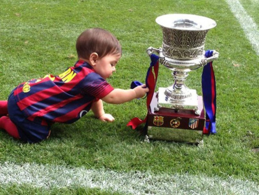 Milan enternece las redes