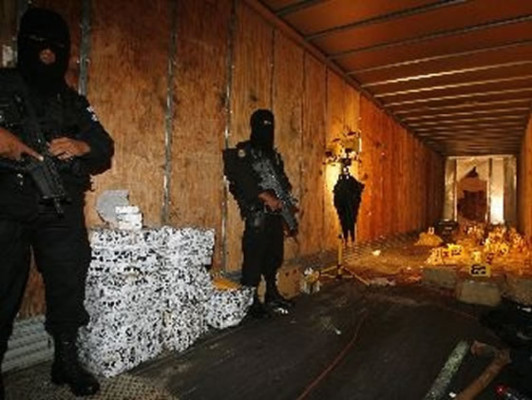 Incautan droga por $ 20 millones en Guatemala