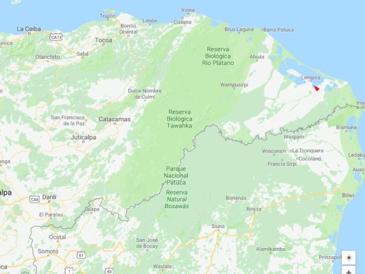 Rayo mata a una mujer cuando esperaba transporte junto a sus hijos en Gracias a Dios