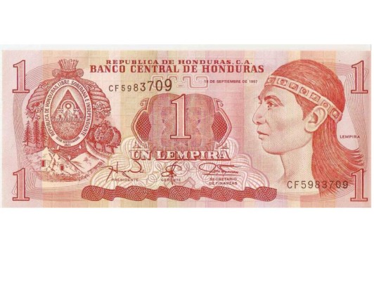 El lempira, entre los billetes con mejor diseño del mundo