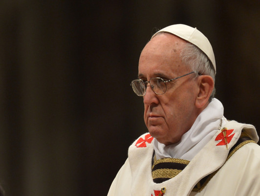 El Papa Francisco celebra el primer Viernes Santo de su pontificado