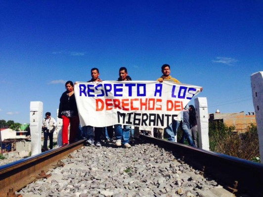 Caravana de migrantes llega a Tlaxcala, México