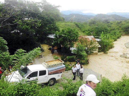 Fuertes lluvias dejan ya familias afectadas en Honduras