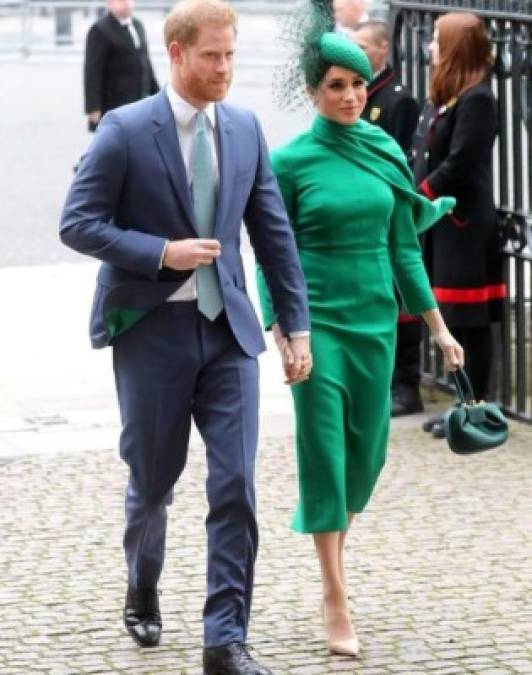 El príncipe Harry y Meghan Marklea asistieron a la Abadía de Westminster esta tarde para el Servicio de la Commonwealth, en que es su último deber real público antes de alejarse de la monarquía.