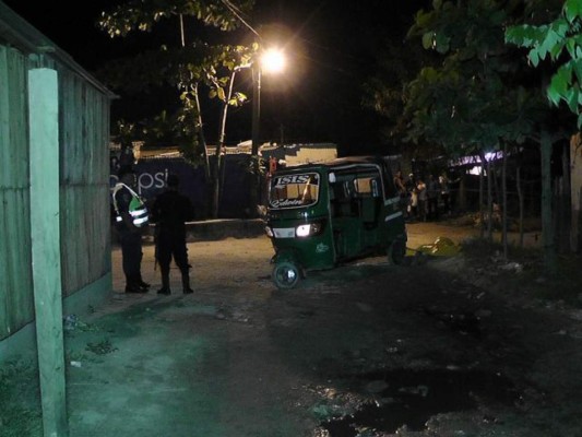 Ultiman a conductor de mototaxi en Choloma